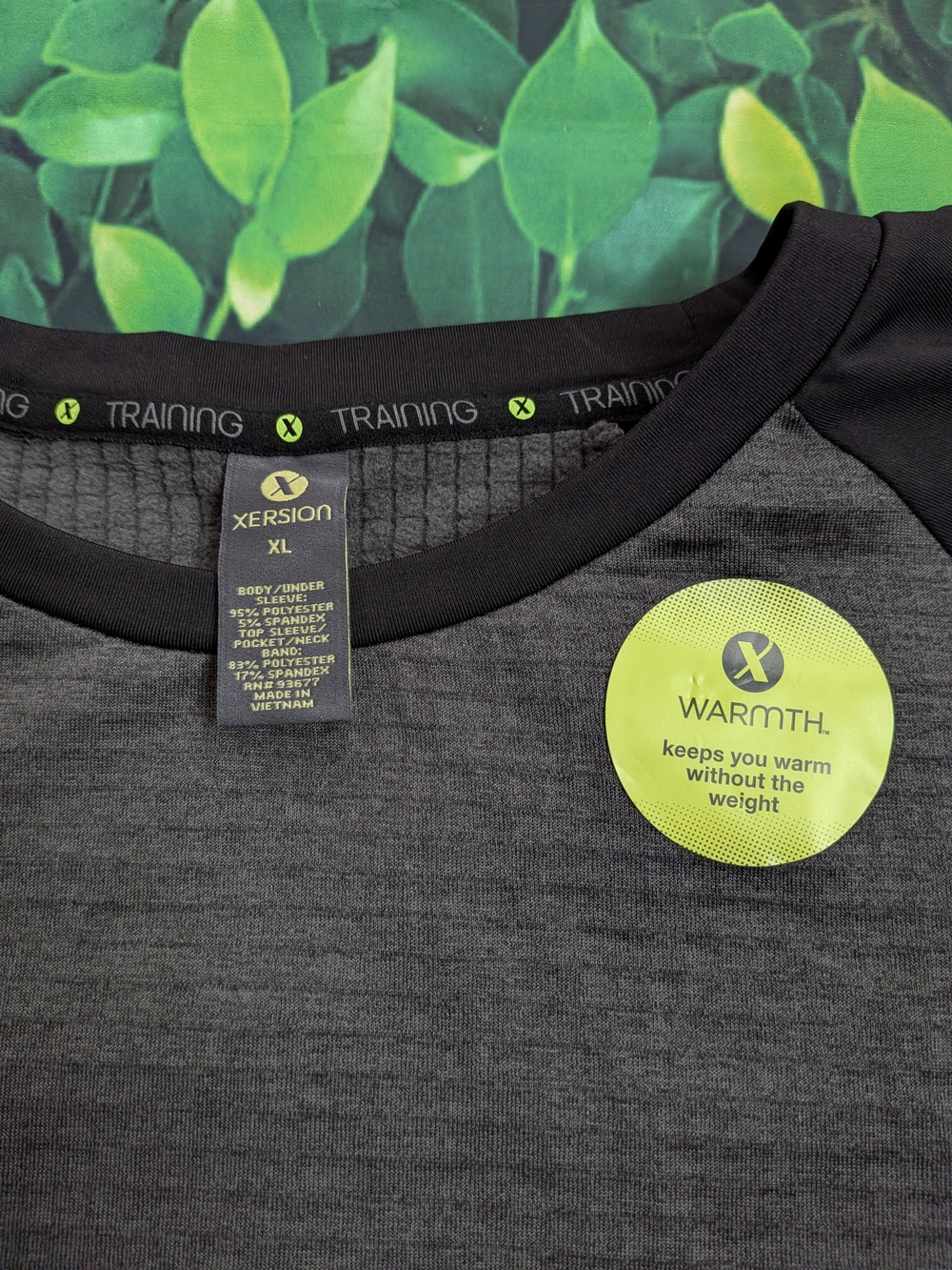 Xersion Long-Sleeve Raglan Shirt For Cold Weather Performance - Picture 3 of 9